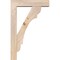 Ekena Millwork Olympic Block Smooth Bracket w/ Offset Brace, Douglas Fir, 5 1/2"W x 22"D x 34"H BKT0604X22X34OLY05SDF - alternate 3